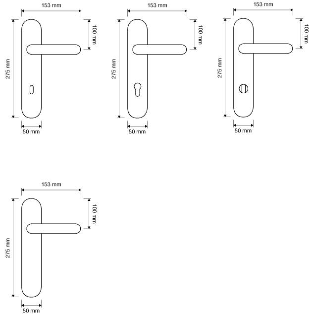 Luce Crystal Linea Calì handles on plate