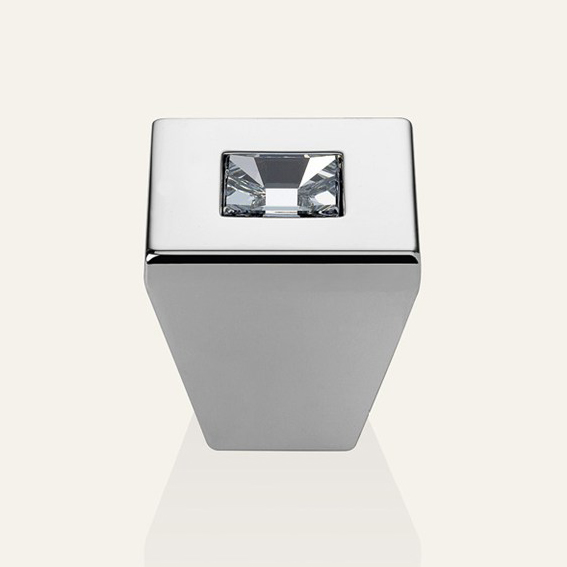 Cabinet knob Linea Calì Reflex PB with crystals Swarowski® polished chrome