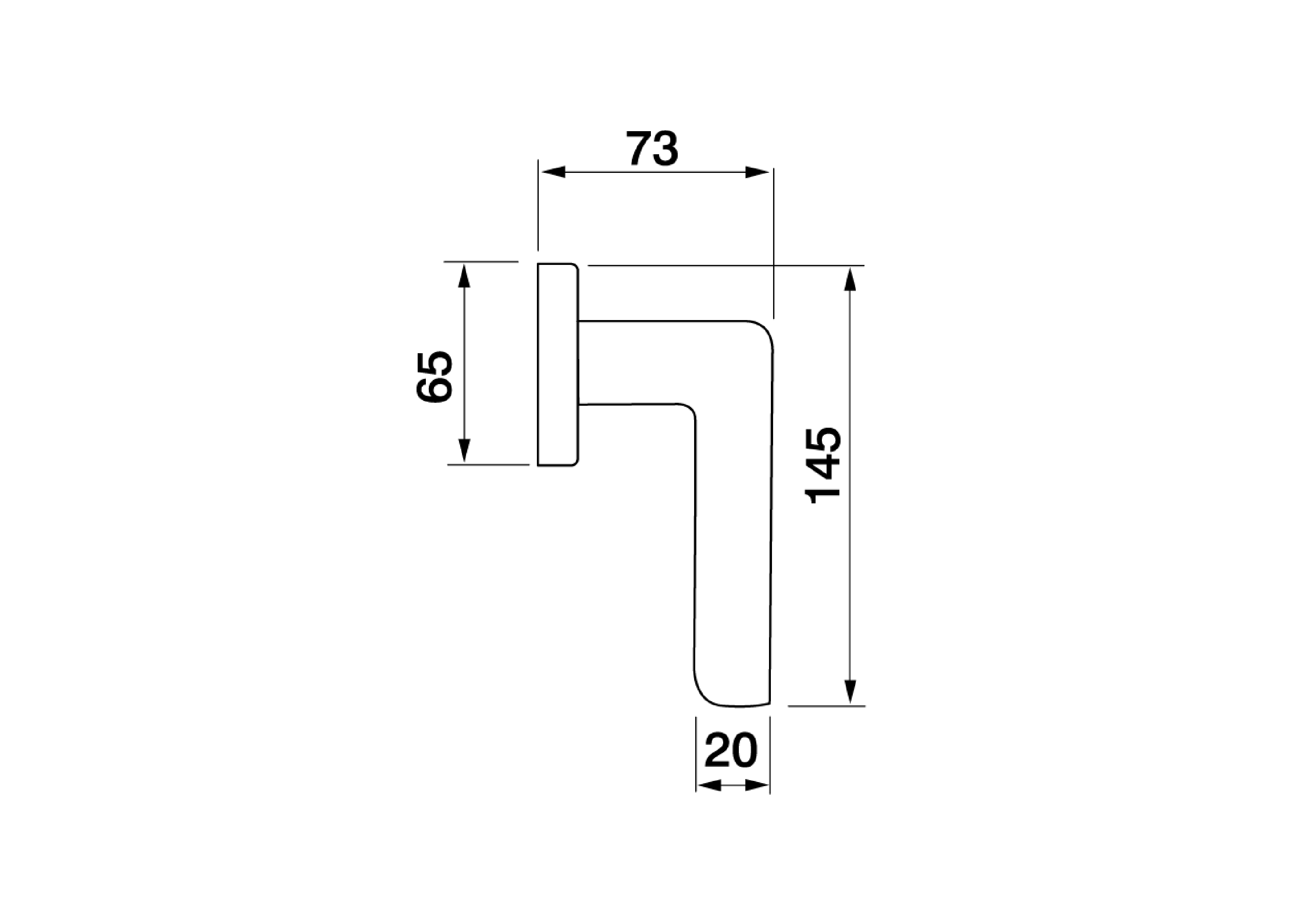 Blade Design Manital Maniglia per Finestra DK