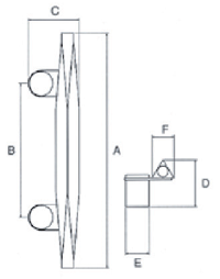 Pull Handles Stainless steel City Line PFS Pasini Bangkok