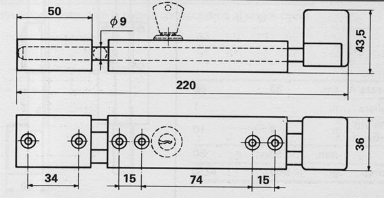 Savio iron accessory bolt specifications