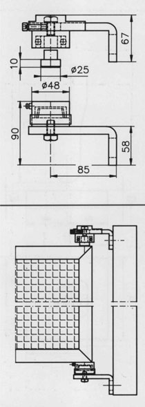 hinge bearing hinge with wise