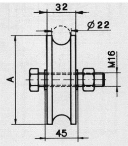 wise wheel throat U sliding gate