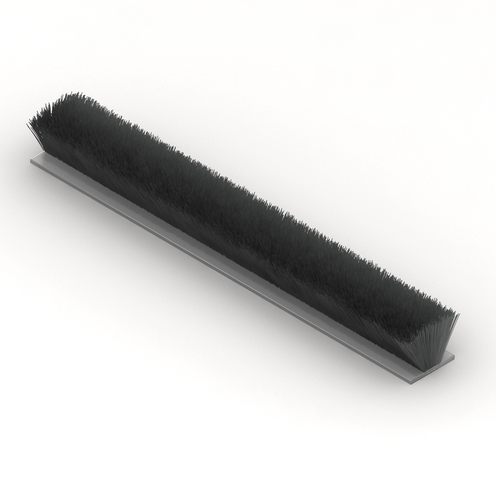Schlegel seal 500m Brush Fin 4,8x5mm Without Roll Black Polybond