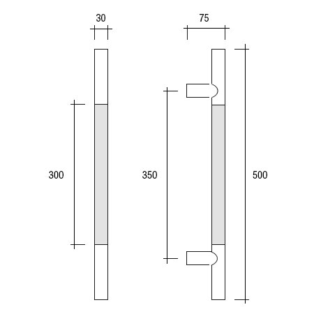 pba YOD.512.0035maniglione measures