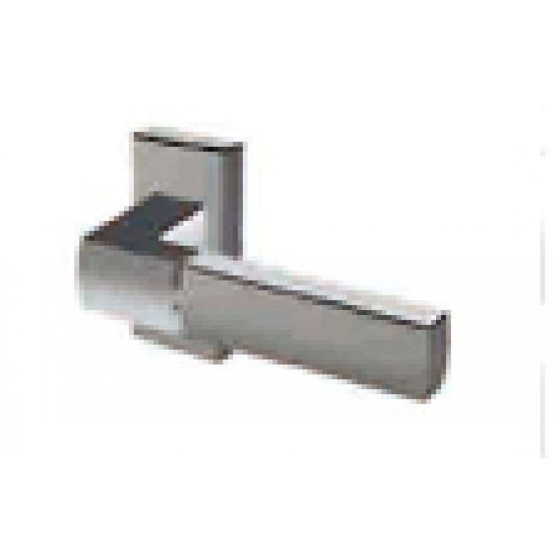 Handle Tropex Rhodos in Satin Stainless Steel Rosetta Square or Rectangular