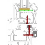 Hardware screws Duo Drive Door PVC Various Sizes 1000pz HEICKO Segatori