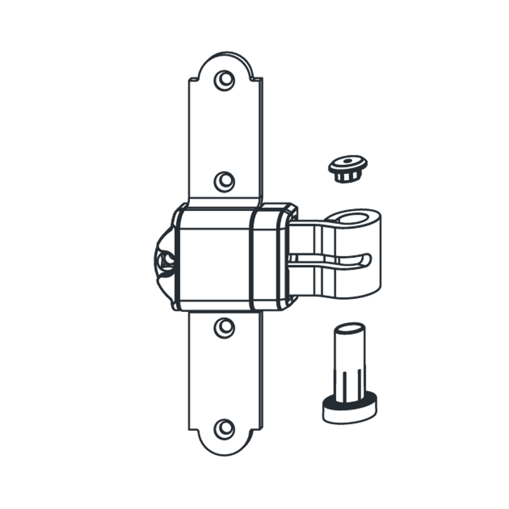 To strip Cross Steel Art.10003 OJ; With Elbow Fixed Angle Without Support