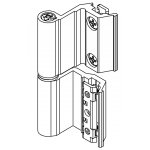 Flash Base Hinge CE Art.00128U Giesse; European Chamber, for Aluminum