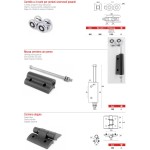 Accessories for Folding Doors Brevetti Adem Hinges Espagnolettes