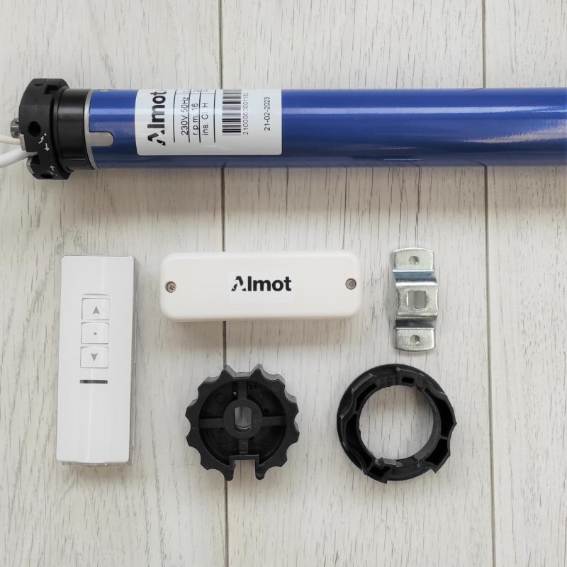 Almot SUN1A Radio Motor Kit for Awnings 50 Nm Made in Italy