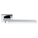 Ares Arieni Modern Door Handle Rectangular Rosettes Italian Design