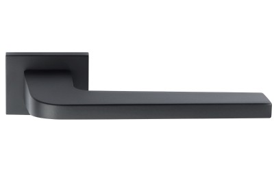 Ares Arieni Modern Door Handle Rectangular Rosettes Italian Design