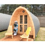 Camping Pod in Fir Wood 240x480 cm Contact with Nature