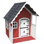 Wooden Playhouse for Children in Garden Anny 97x113 cm