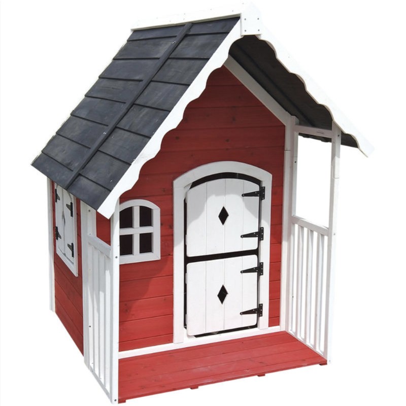 Wooden Playhouse for Children in Garden Anny 97x113 cm