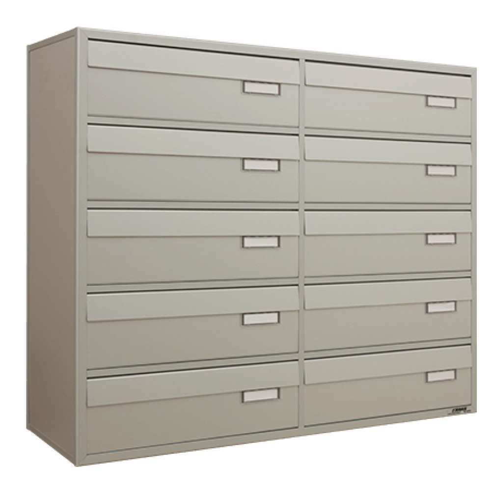 Condominium External Mailboxes DF with Internal Side Mail