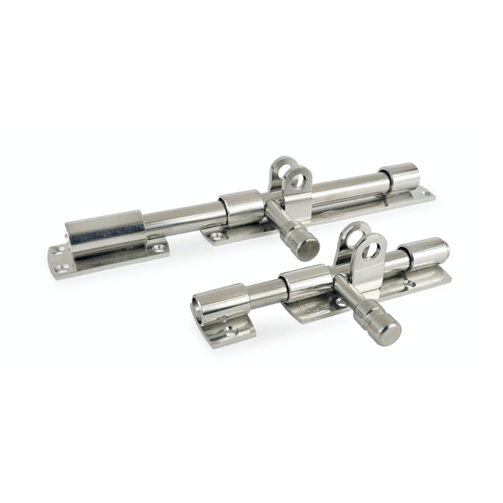 Stainless Steel Horizontal Bolt with Keep and Choice of Length