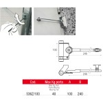 Hinge with Door Closer Adem 536Z/100