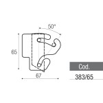 Hinges for Wasistas Adem 383/65 Measurements 65x67 mm