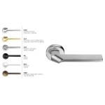 Chic Arieni Door Handle on Round Rosette Made in Italy