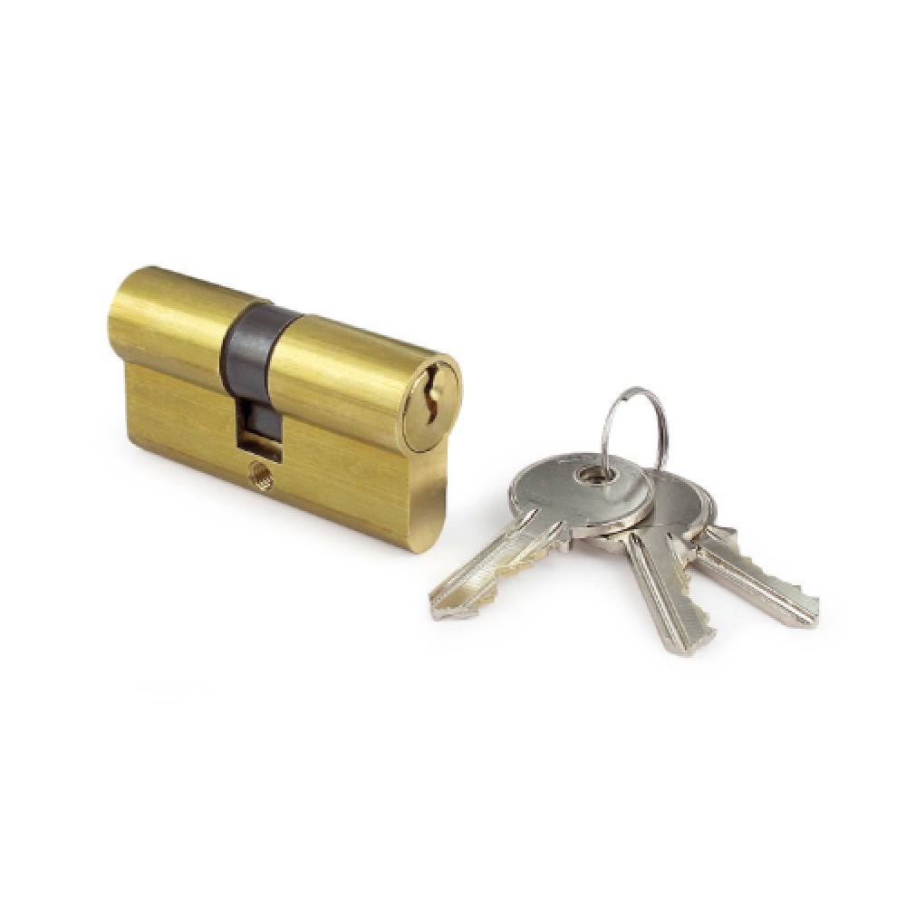 Cylinder for Locks 174EU Brevetti Adem in Brass with 3 Keys