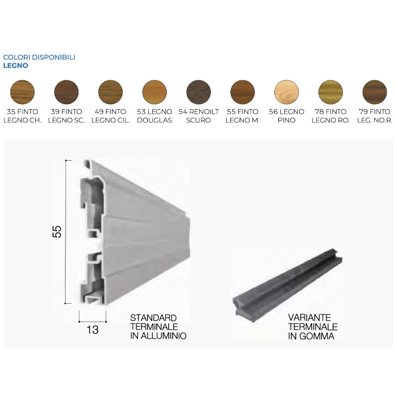 Croci High Density Aluminum Roller Shutter SAR-132 Tap Security