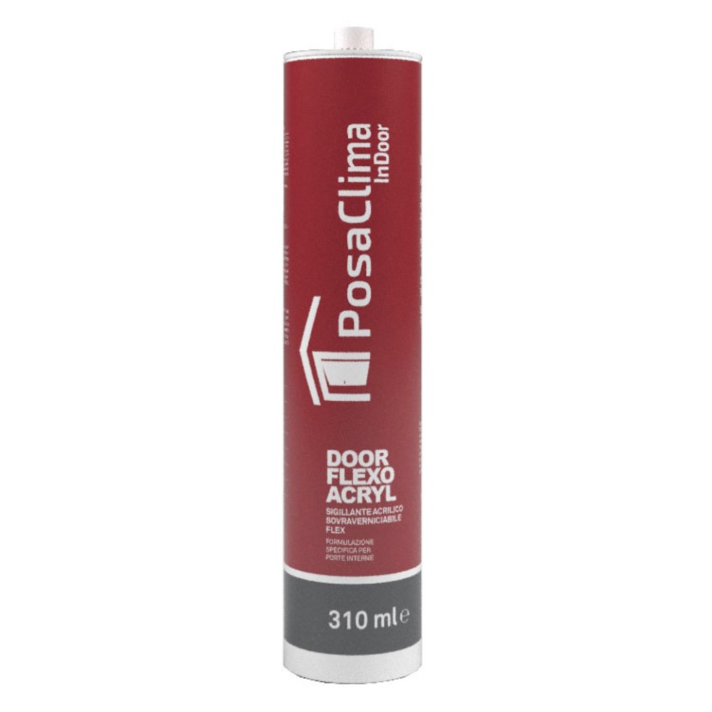 Door Flex Acryl PosaClima Acrylic Sealant Overpaintable White 310 ml