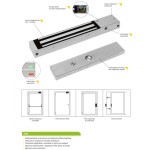 Opera Gate Lock 14212R Stainless Steel Electromagnet with Sensor