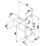 Security Solenoid Lock With Latch Fail Secure 21911 Quadra Series Opera