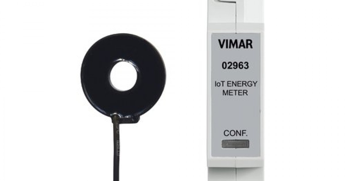 Compteur d'énergie Connecté IoT Monophasé 02963 Vimar