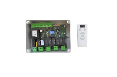 Control Unit Kit up to 4 Motors Almot with Remote Control