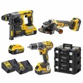 DeWalt Kit DCK353P4T-IT DCD796 Drill Hammer Grinder