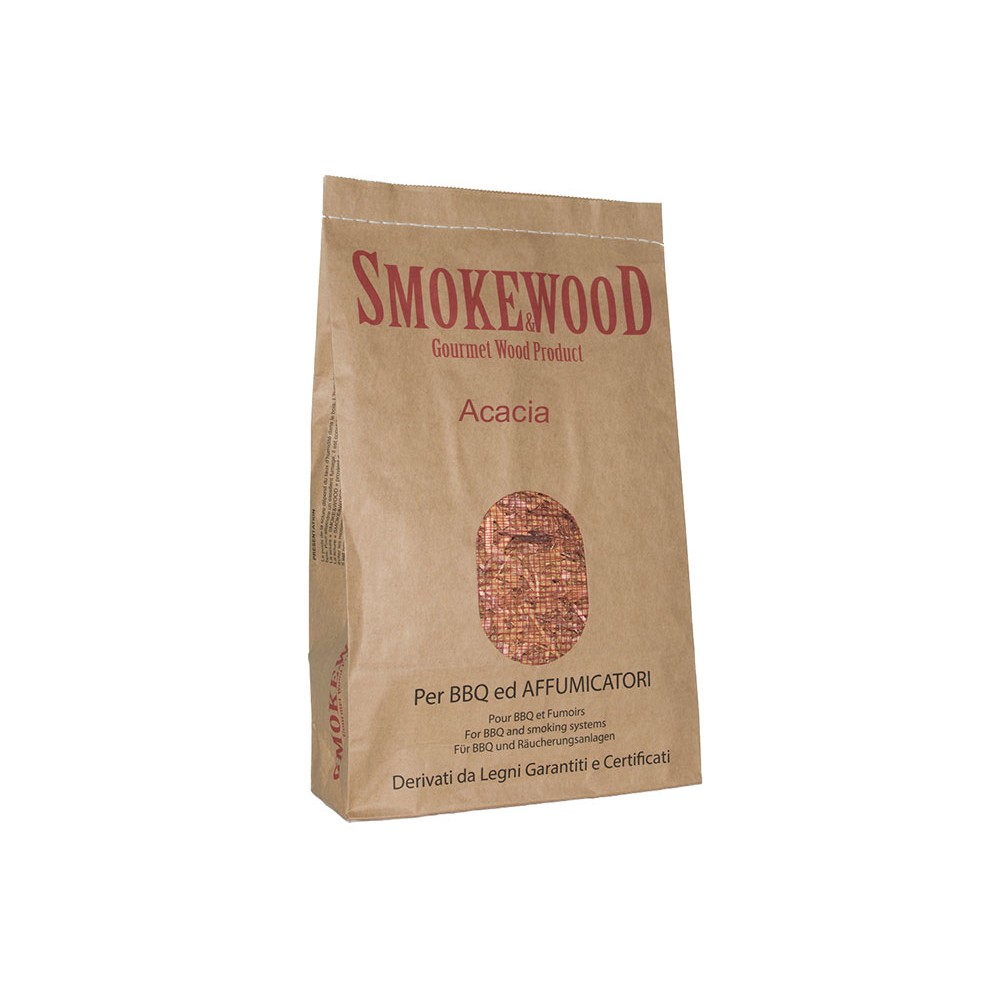 Alpine Wild Cherry Italian Gourmet Wood Chips from Trentino for BBQ and Smoker 3,3 Lt Smoke&Wood