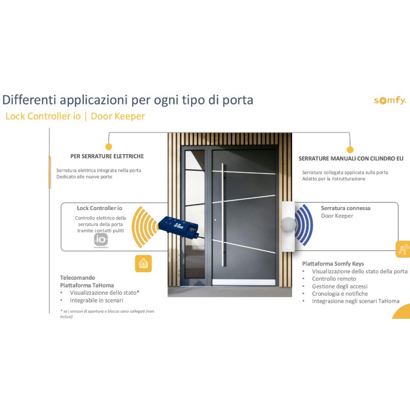 Lock Controller io Somfy Receiver for Electric Locks