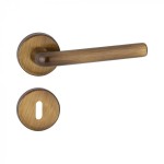 Interior Door Handle in Brass Reguitti Collo Basso