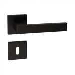 Phoenix Reguitti Inox Door Handle with Slim Square Rosette