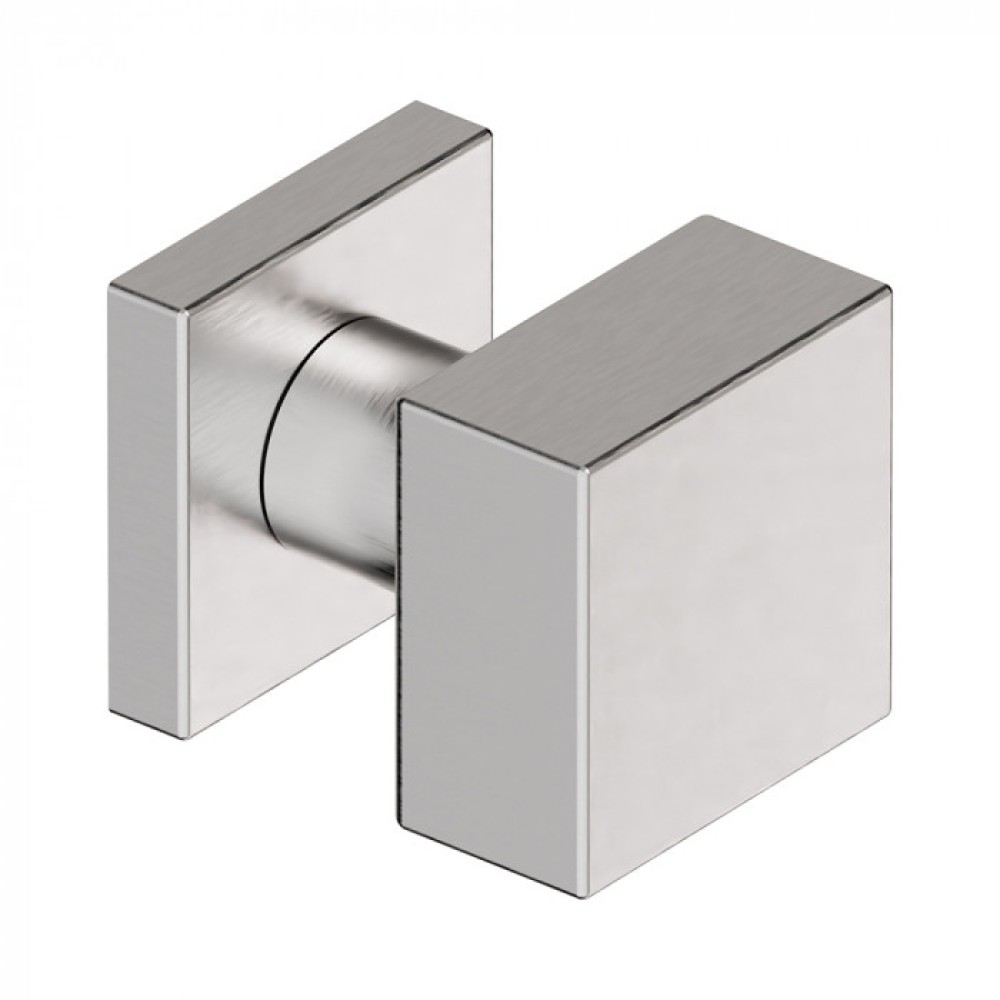 Fixed Square Knob Reguitti Stainless Steel Qubo 2Q0