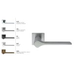 Quasar Arieni Door Handles with Square Rosette