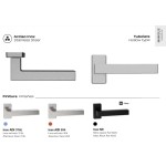 Reguitti Genève Q03 / 9QM Door Handle Stainless Steel