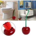 Toilet Brush Cherry Shape Bathroom Brush Elegant and Modern