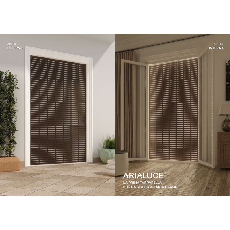 AriaLuce PVC shutter that lets more air and light through