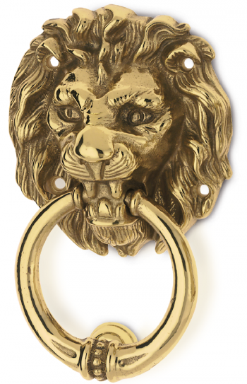 Brass Lionhead Lion Head Door Knocker Brass Door Knocker Holiday Gift -   Canada