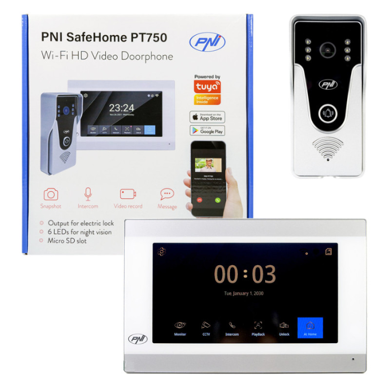 Smart Video Intercom PNI SafeHome PT750 WiFi