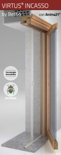 Virtus Incasso by Bettio 40/50 mm Lateral Recessed Mosquito Net